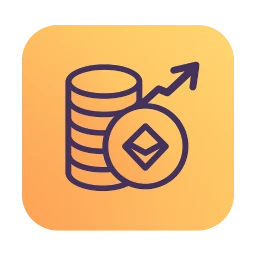 Tokenomics and economy design service icon